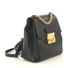 Gucci Padlock Backpack Guccissima Leather Mini