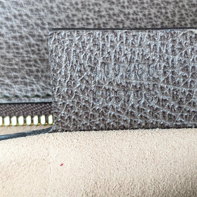 Gucci Padlock Chain Brown Gg Supreme Canvas Bengal Tiger Shoulder Bag at 1stDibs