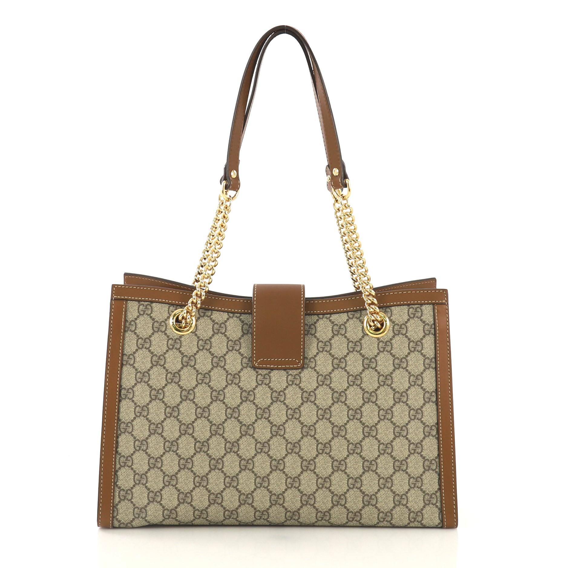 gucci padlock tote