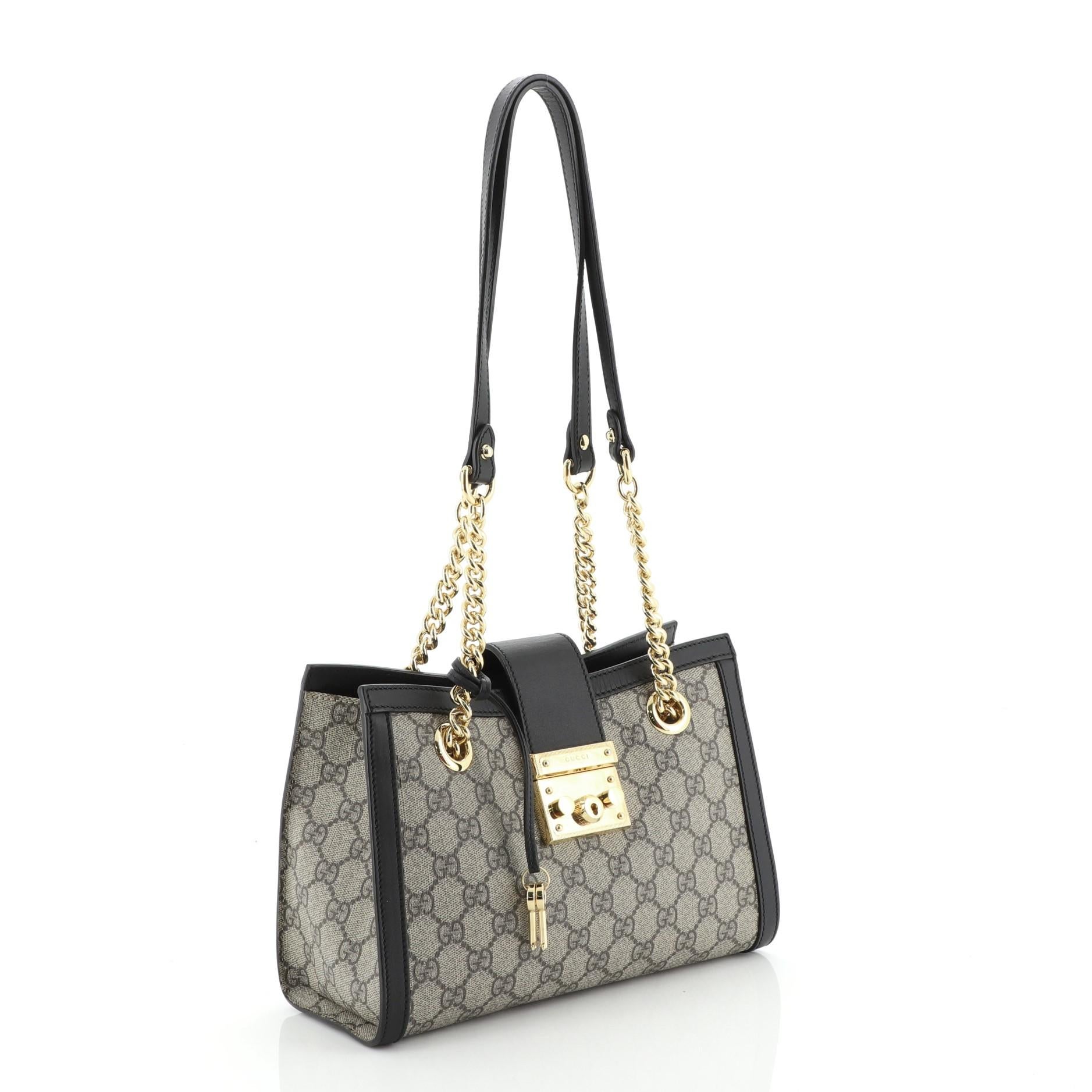 gucci padlock white