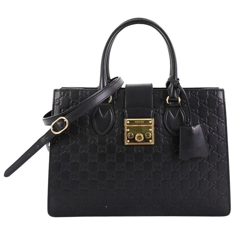 Gucci Padlock Convertible Tote Guccissima Leather Medium at 1stDibs