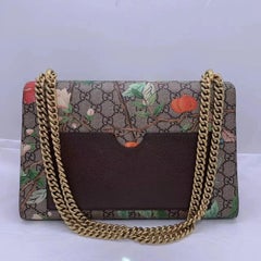 Gucci Padlock Medium Tian GG Supreme Floral Shoulder Bag