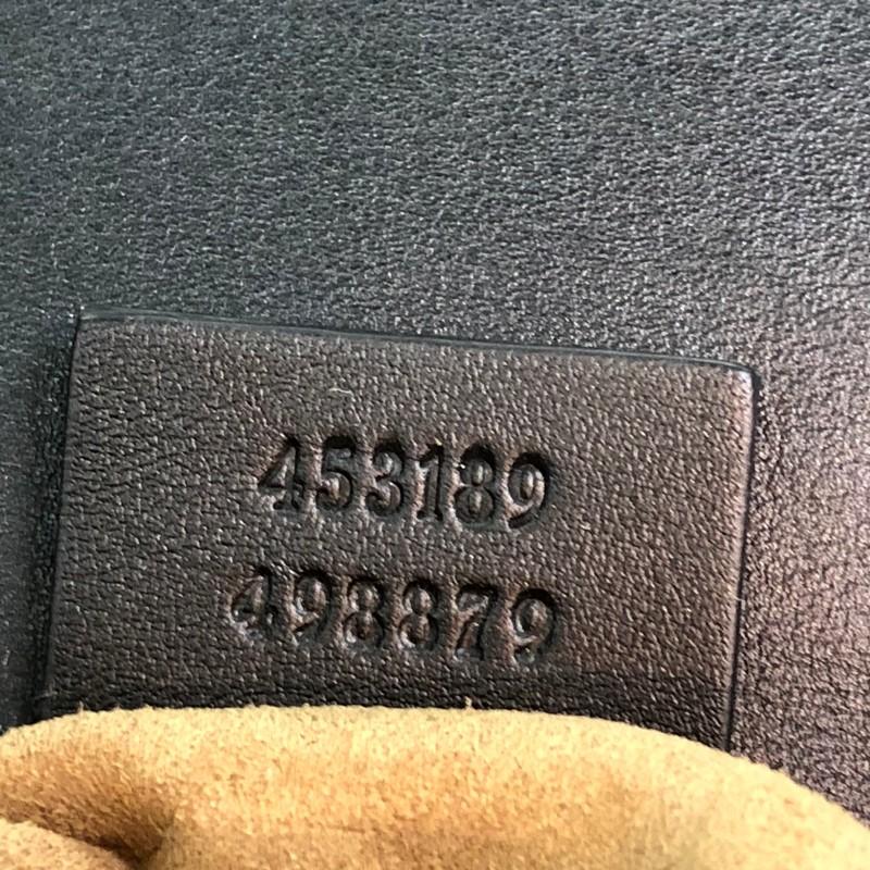 Gucci  Padlock Saddle Shoulder Bag GG Coated Canvas and Leather Medium 2