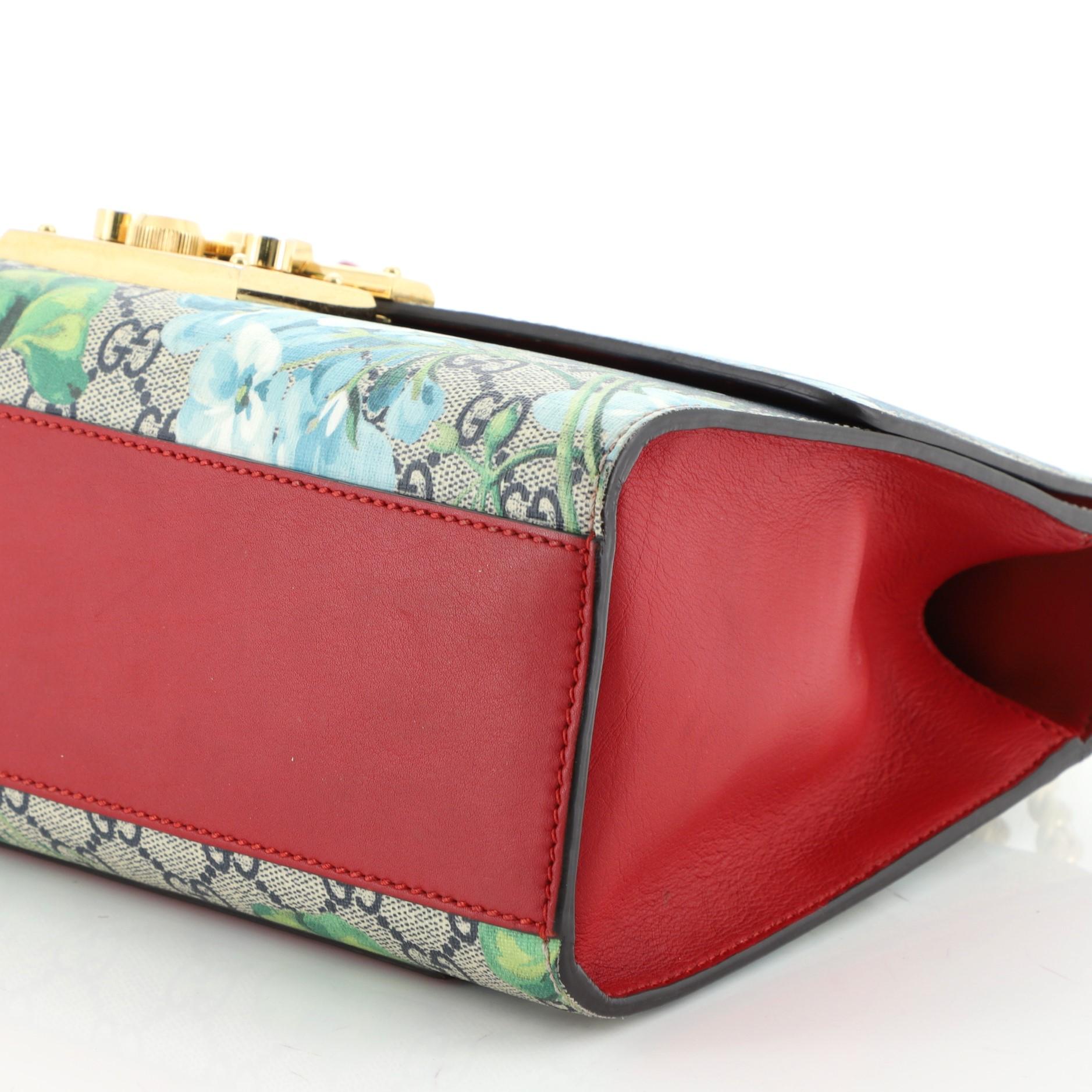Padlock Shoulder Bag Blooms Print - Gucci main image 1