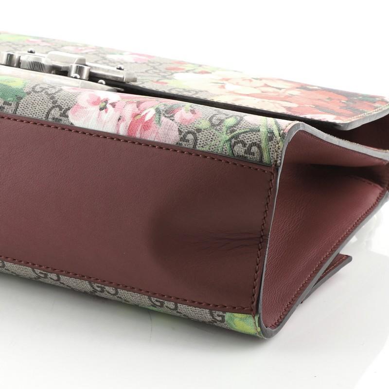 Gucci Padlock Shoulder Bag Blooms Print GG Coated Canvas Medium 1