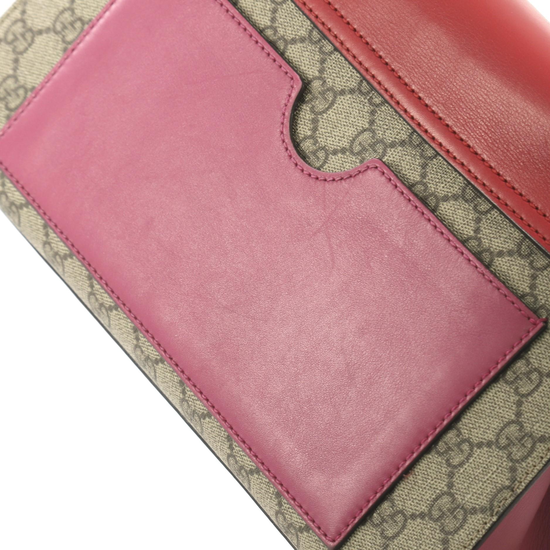 Women's Gucci Padlock Shoulder Bag GG Coated Canvas and Leather Medium
