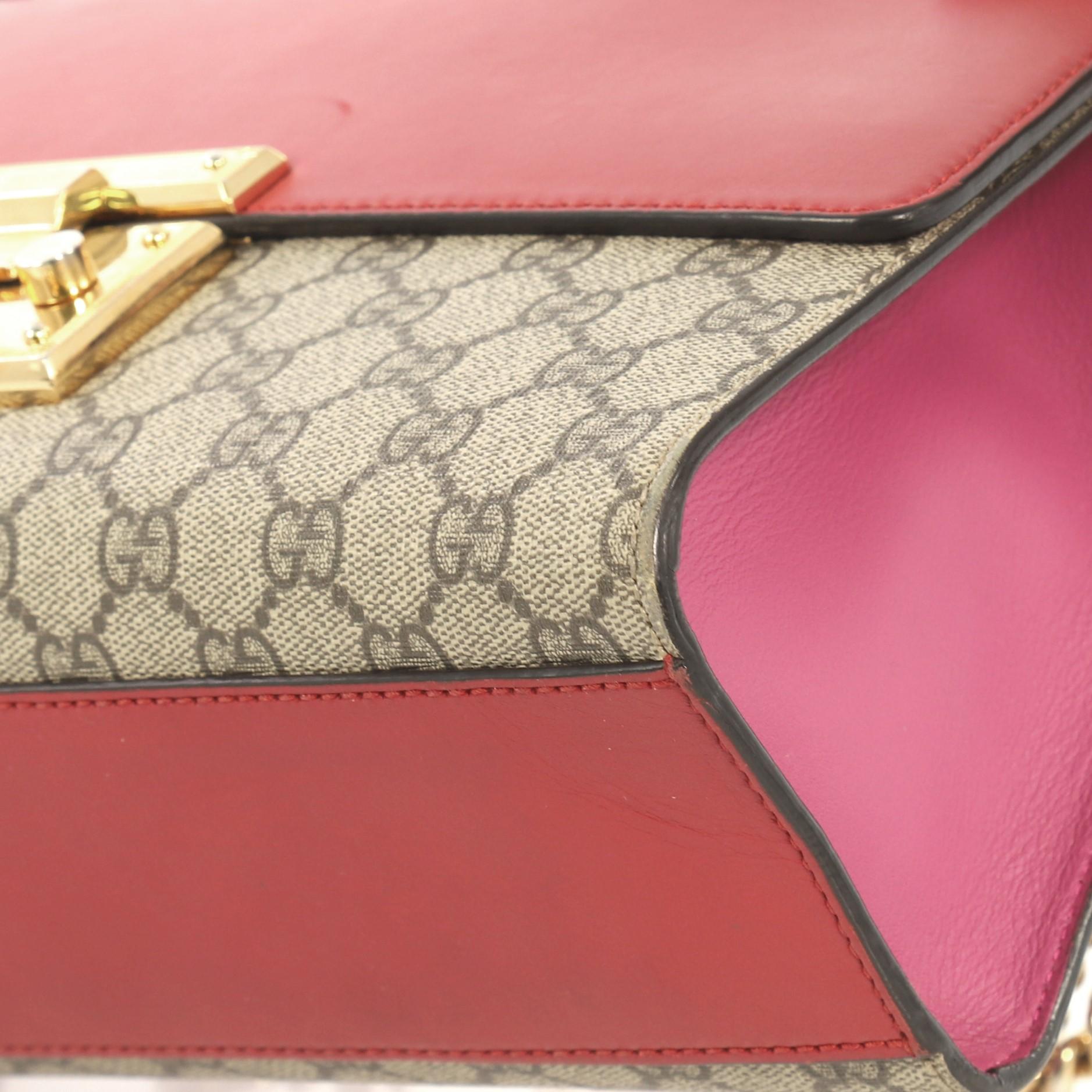 Gucci Padlock Shoulder Bag GG Coated Canvas and Leather Medium 1