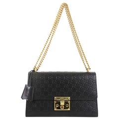 Gucci Padlock Shoulder Bag Guccissima Leather Medium
