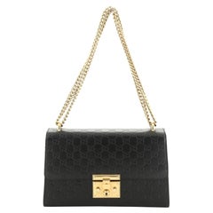 Gucci Padlock Shoulder Bag Guccissima Leather Medium