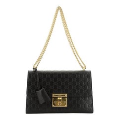 Padlock leather handbag Gucci Beige in Leather - 28047803