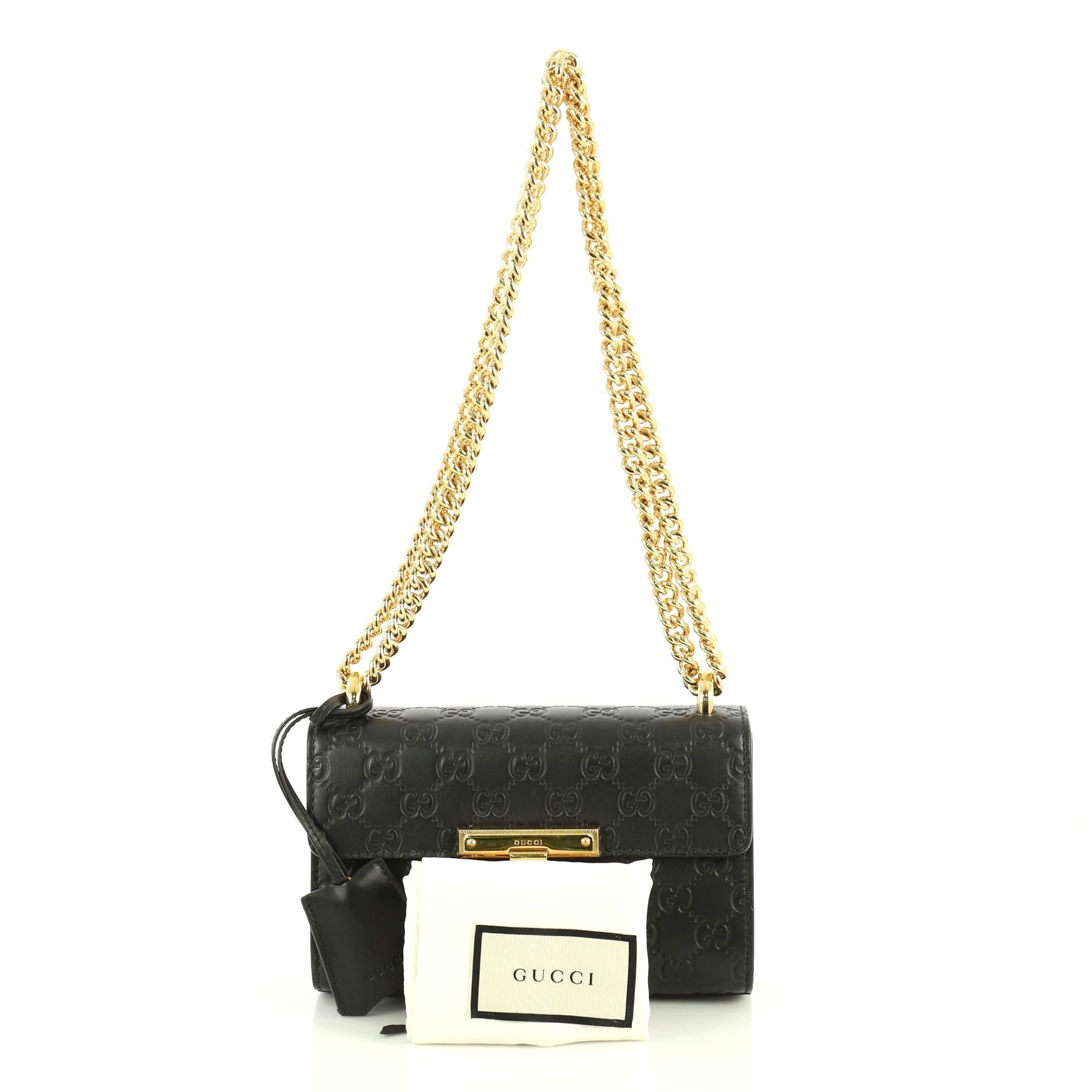 guccissima padlock bag