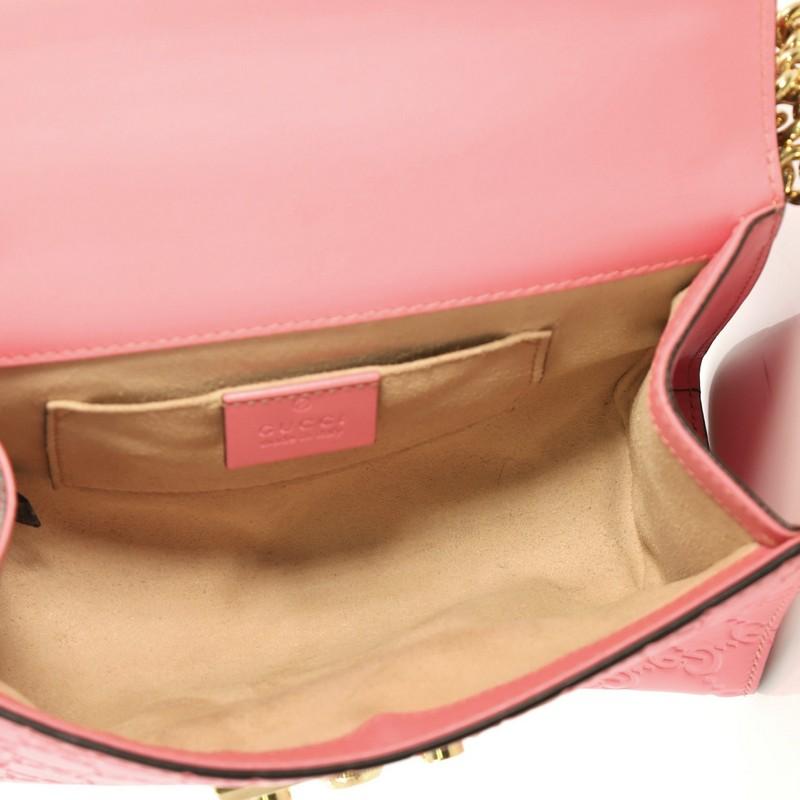 Women's Gucci Padlock Shoulder Bag Guccissima Leather Small