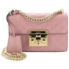 Gucci Padlock Shoulder Bag Guccissima Leather Small