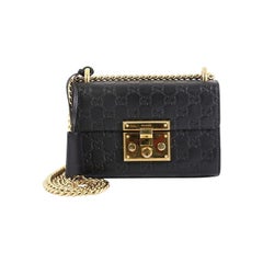 Gucci Padlock Shoulder Bag Guccissima Leather Small