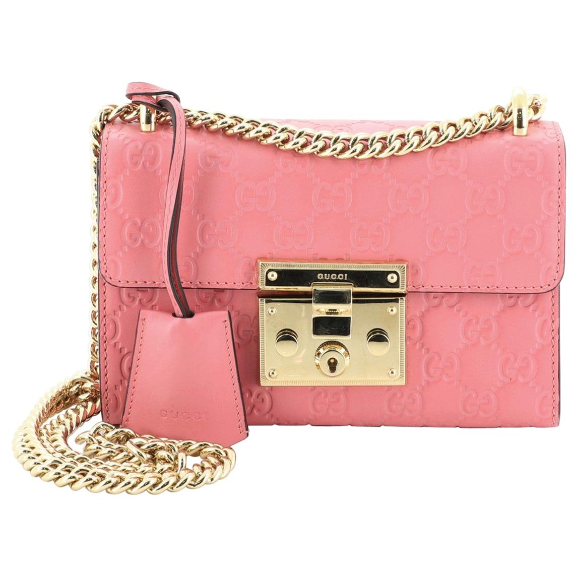 Gucci Padlock Shoulder Bag Guccissima Leather Small at 1stDibs gucci
