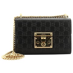 Gucci Padlock Shoulder Bag Guccissima Leather Small