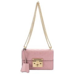 Gucci Padlock Shoulder Bag Guccissima Leather Small