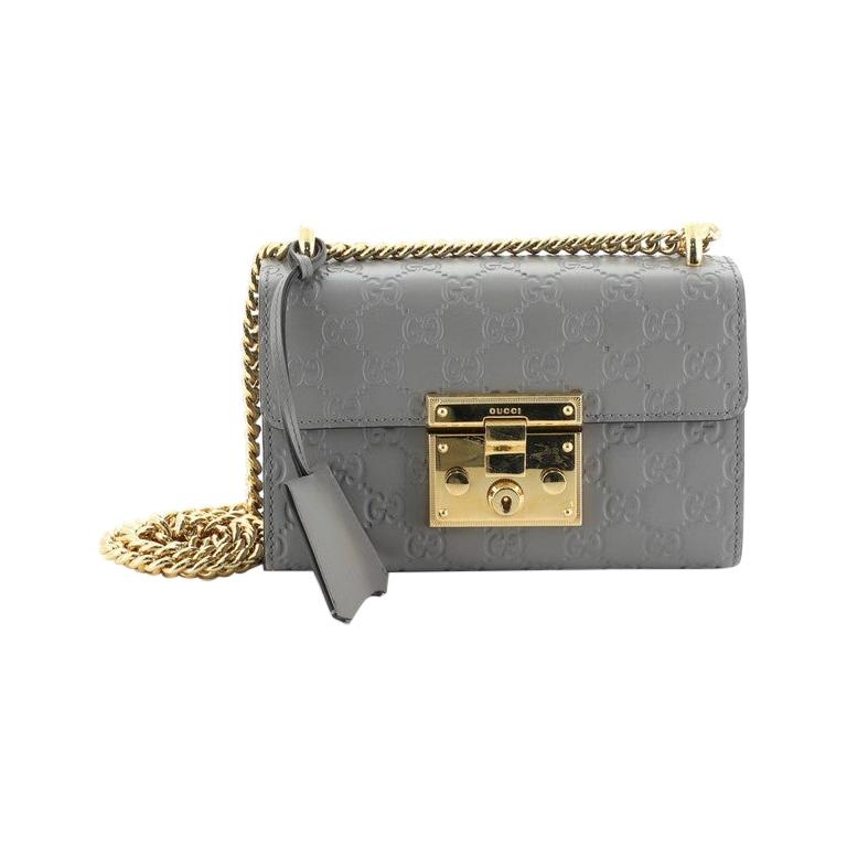 guccissima padlock bag