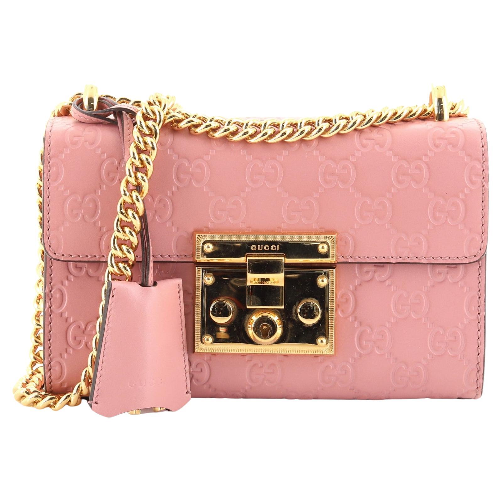 Gucci Padlock Shoulder Bag Guccissima Leather Medium at 1stDibs