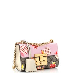 Gucci Padlock Shoulder Bag Printed GG Coated Canvas Small