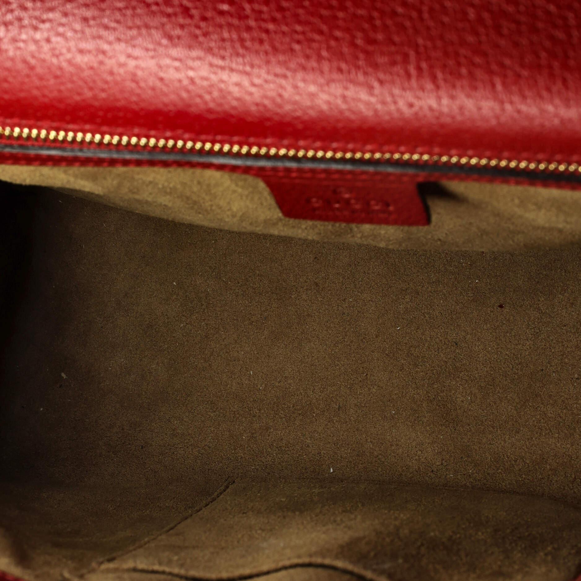 Gucci Padlock Shoulder Bag Tian Print GG Coated Canvas Medium 1