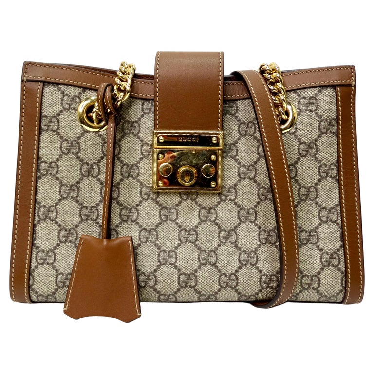 Gucci Padlock GG Supreme Top Handle Bag - Farfetch