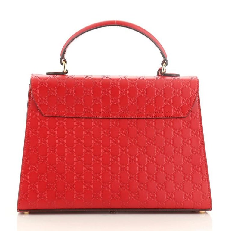 Gucci Padlock Top Handle Bag Guccissima Leather Medium at 1stDibs