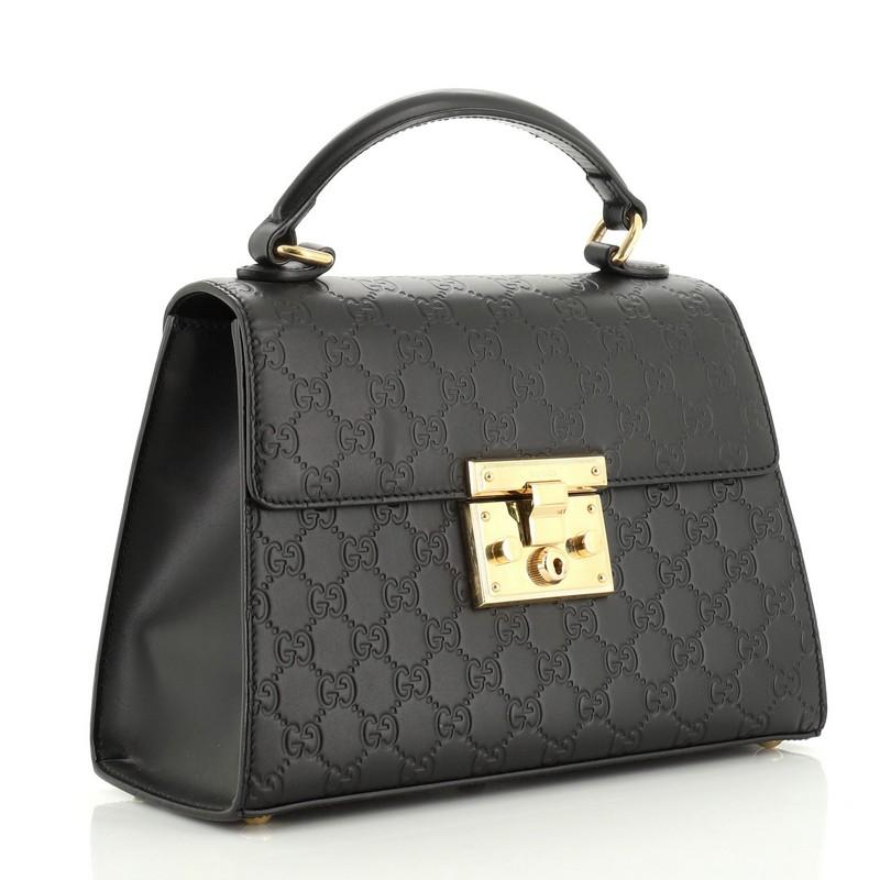 guccissima padlock bag