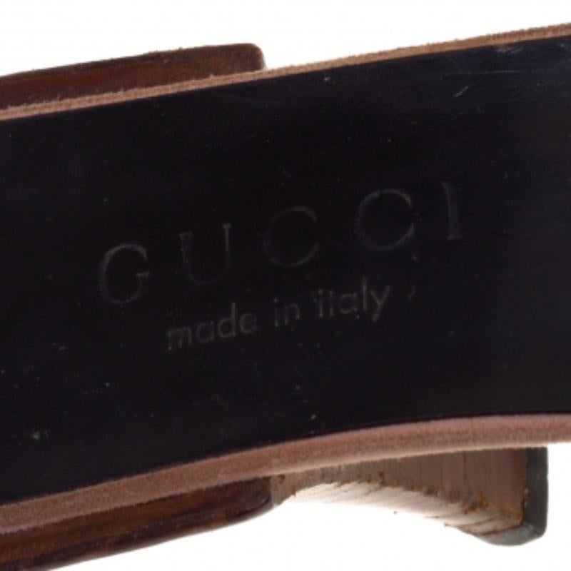Women's Gucci Pale Pink Suede Vintage Square Toe Slide Sandals Size 37.5 For Sale