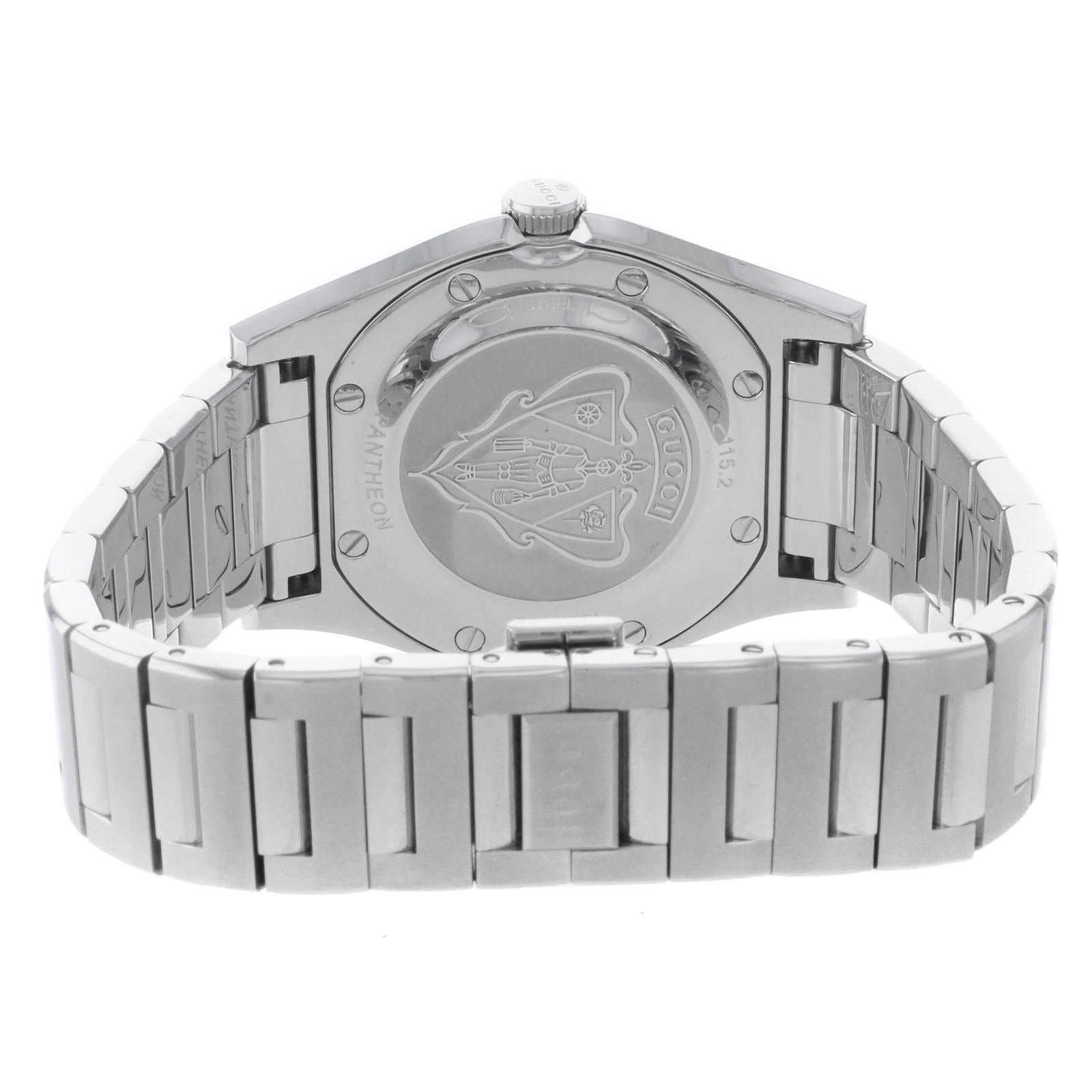 gucci pantheon diamond watch