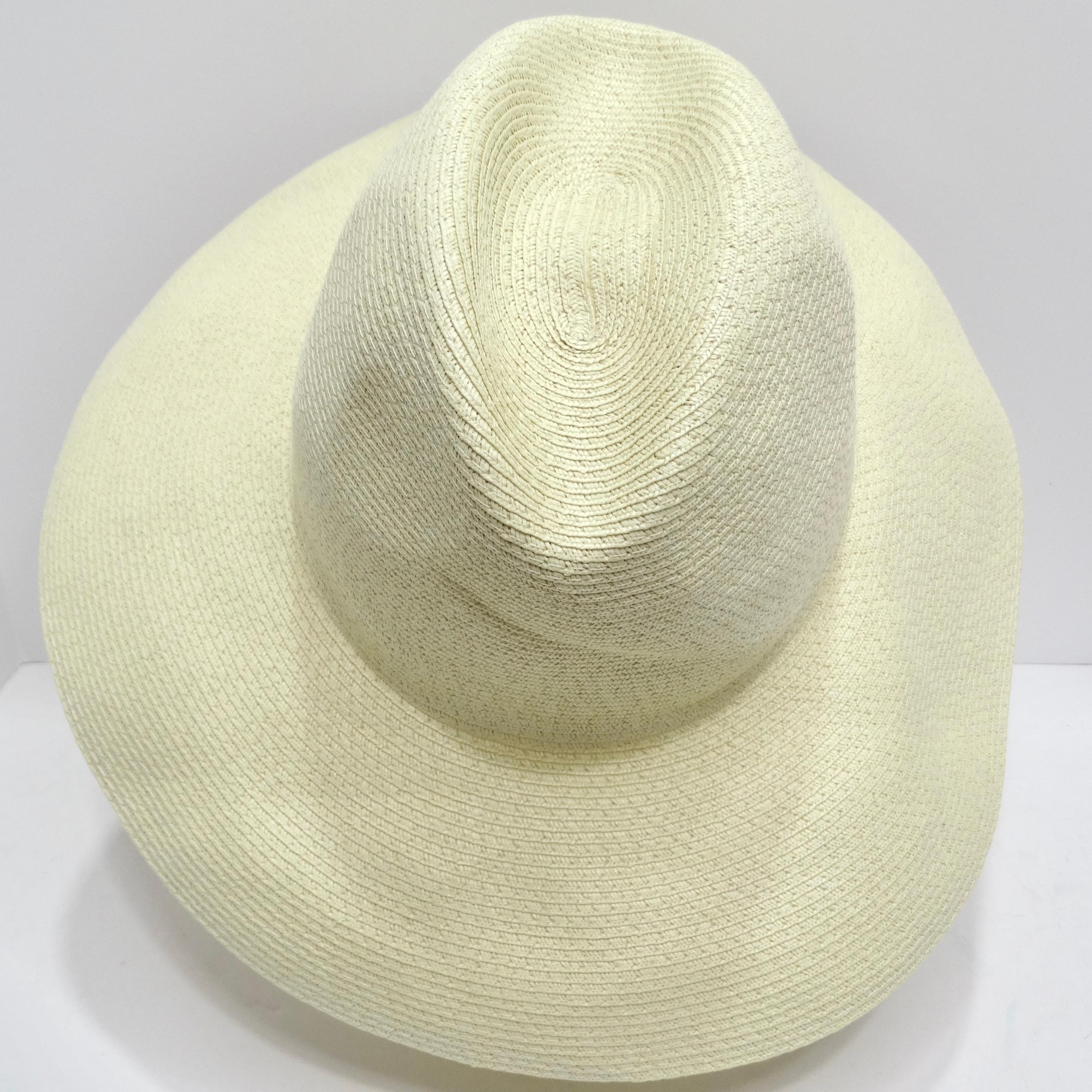 Gucci Papier Hut mit breiter Krempe im Angebot 1