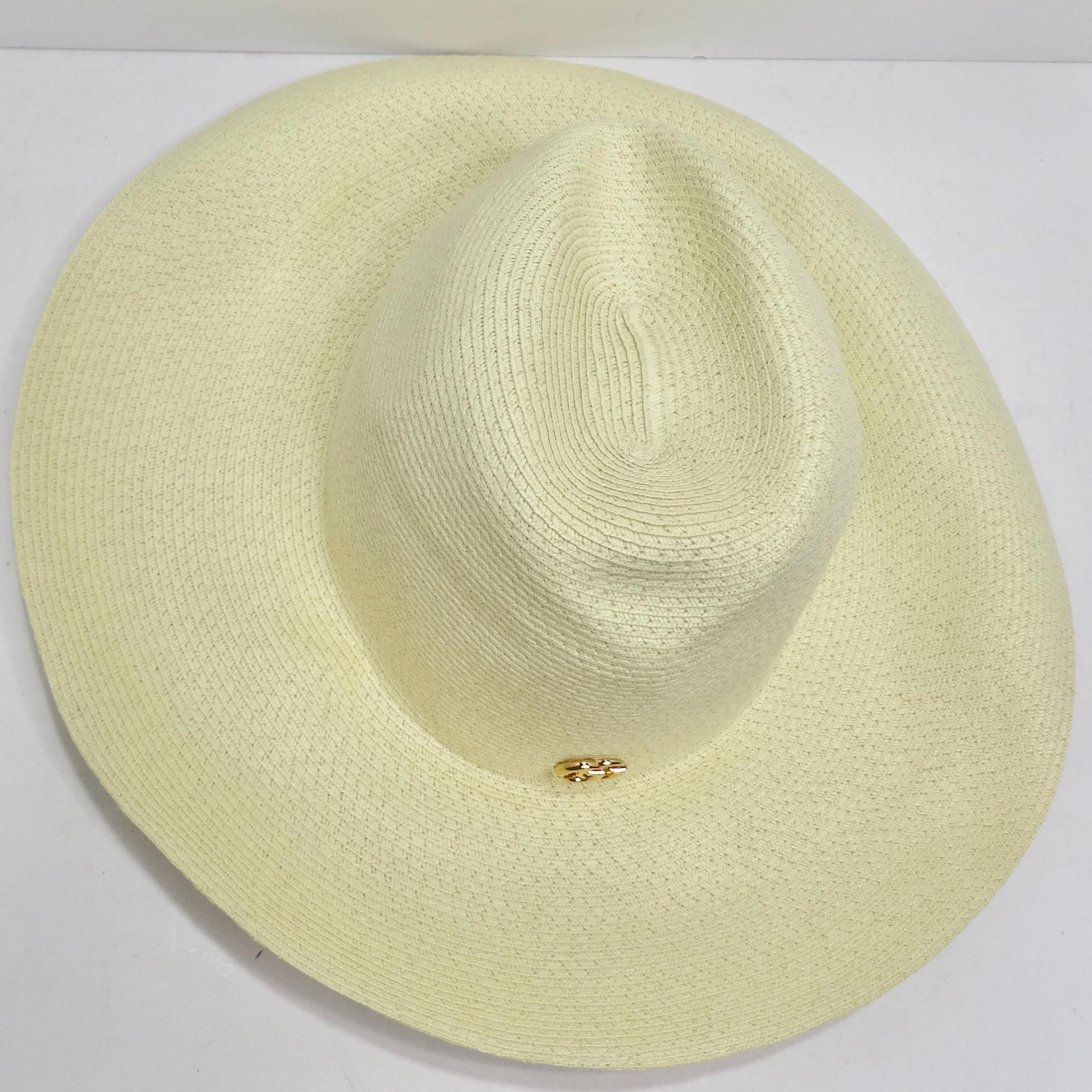 Gucci Papier Wide Brim Hat For Sale 3