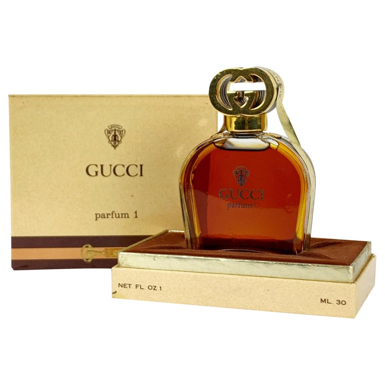 Gucci Parfum 1 Vintage 30 ml Perfume Bottle with Box Home Decor at 1stDibs  | gucci vintage perfume, vintage gucci parfum 1, vintage gucci perfume