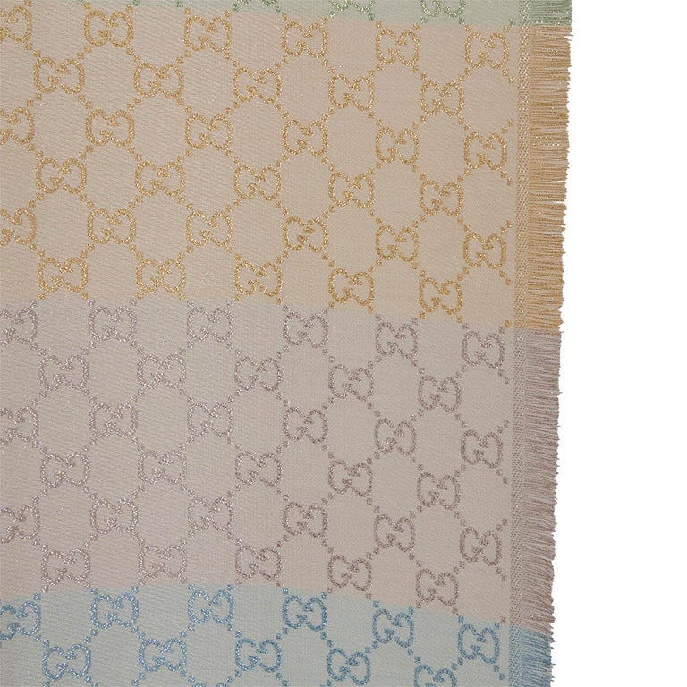 Gucci Rainbow Scarf Rainbow Gucci Scarf Online