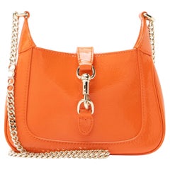 Gucci Patent Leather Jackie Notte Mini Shoulder Bag
