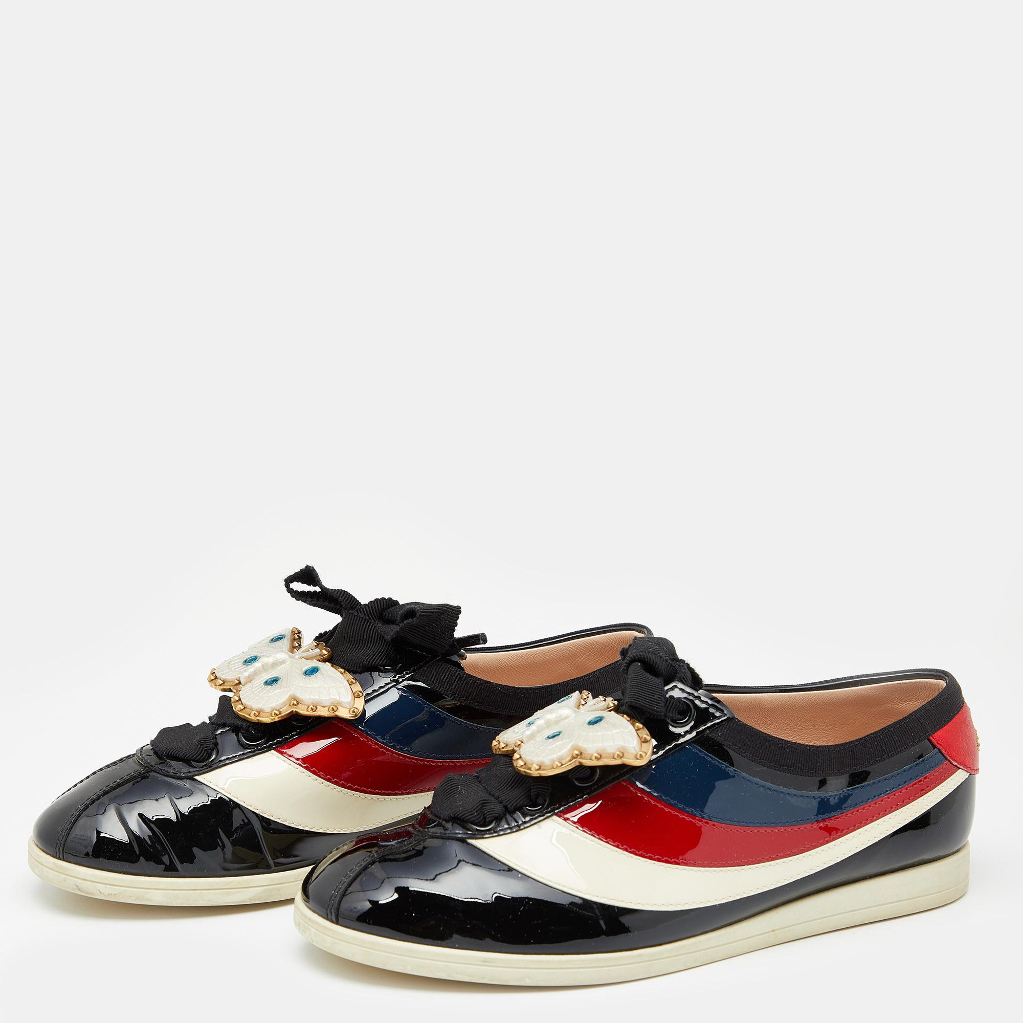 Gucci falacer on feet discount
