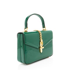 Gucci Sylvie 1969 Mini mit Griff aus Lackleder