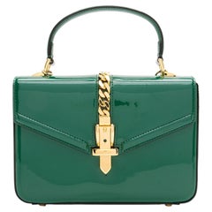 Gucci Sylvie 1969 Mini mit Griff aus Lackleder