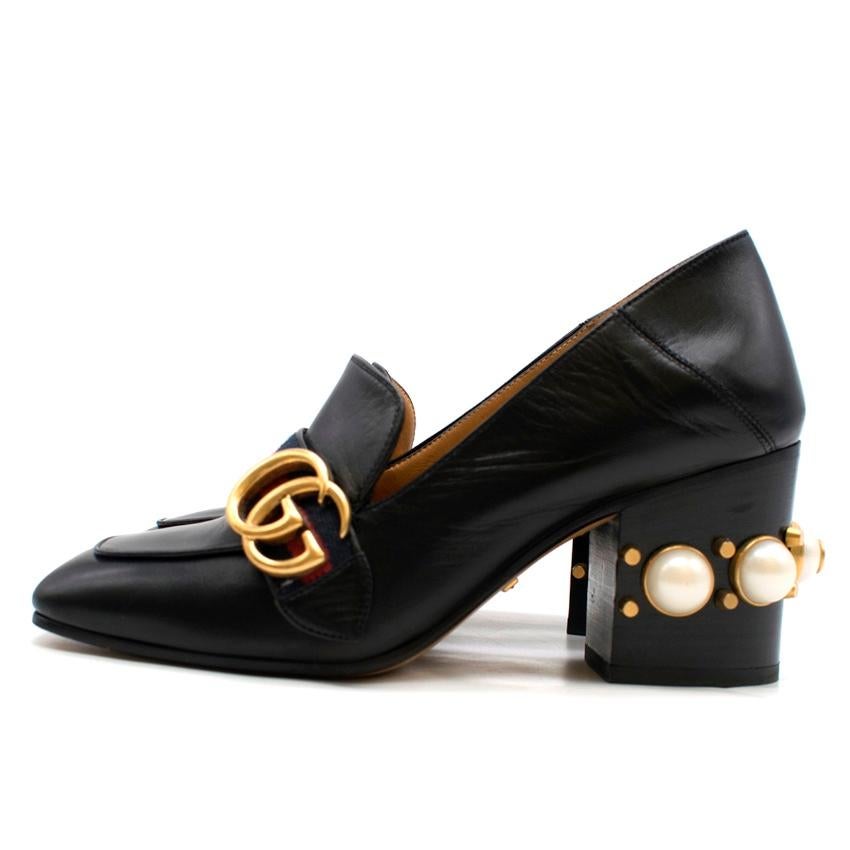 gucci pearl heels