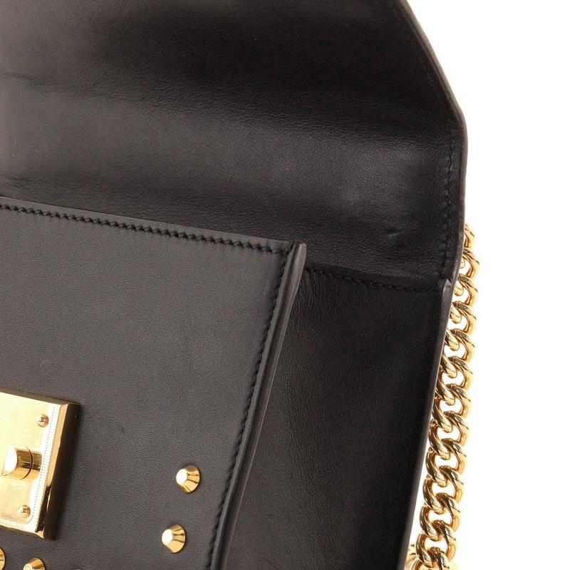Gucci Pearly Padlock Shoulder Bag Studded Leather Small 2
