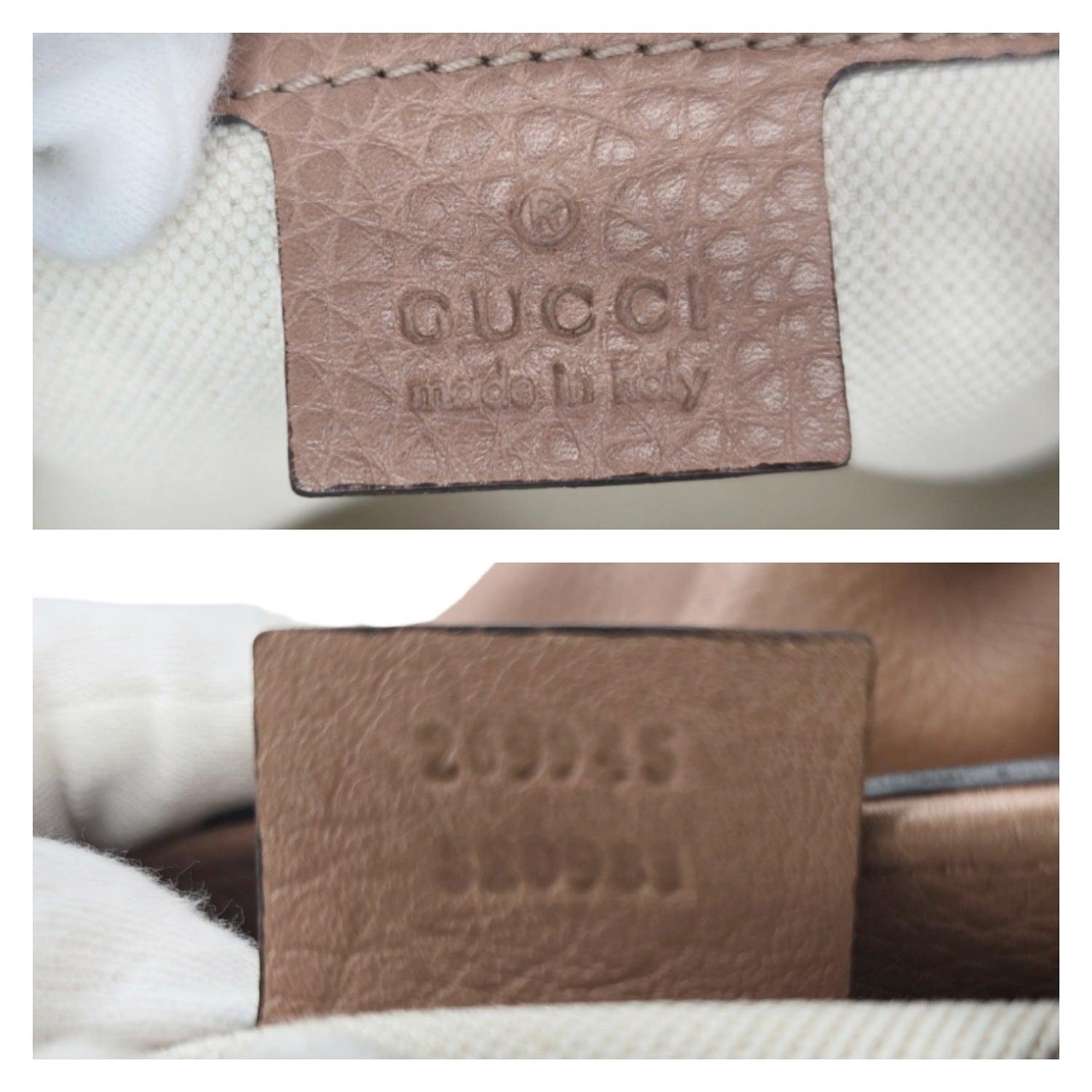 Gucci Bella Fourre-tout moyen en veau grainé en vente 1