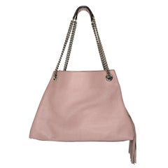 Gucci Pebbled Calfskin Medium Soho Chain Shoulder Bag