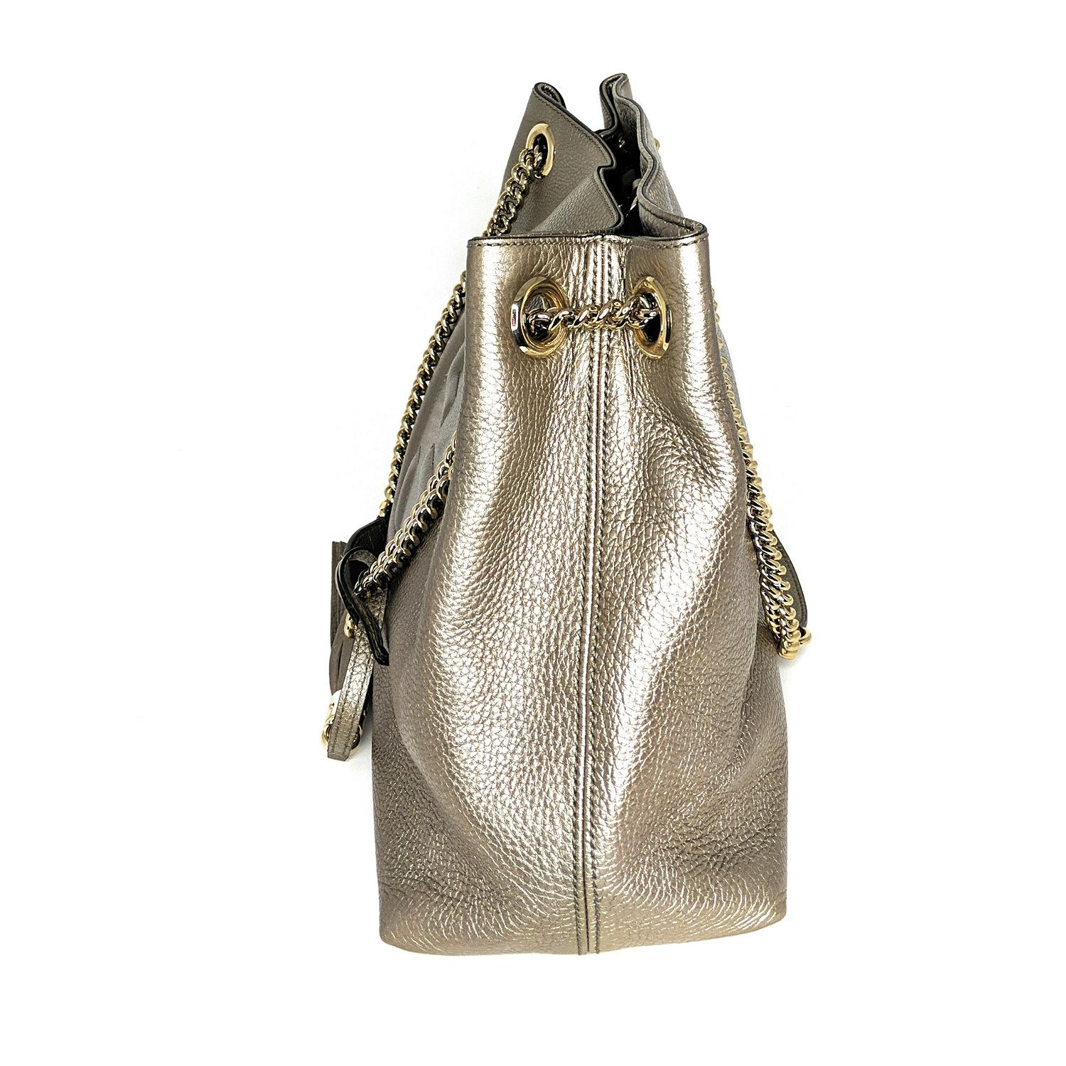gucci soho chain tote