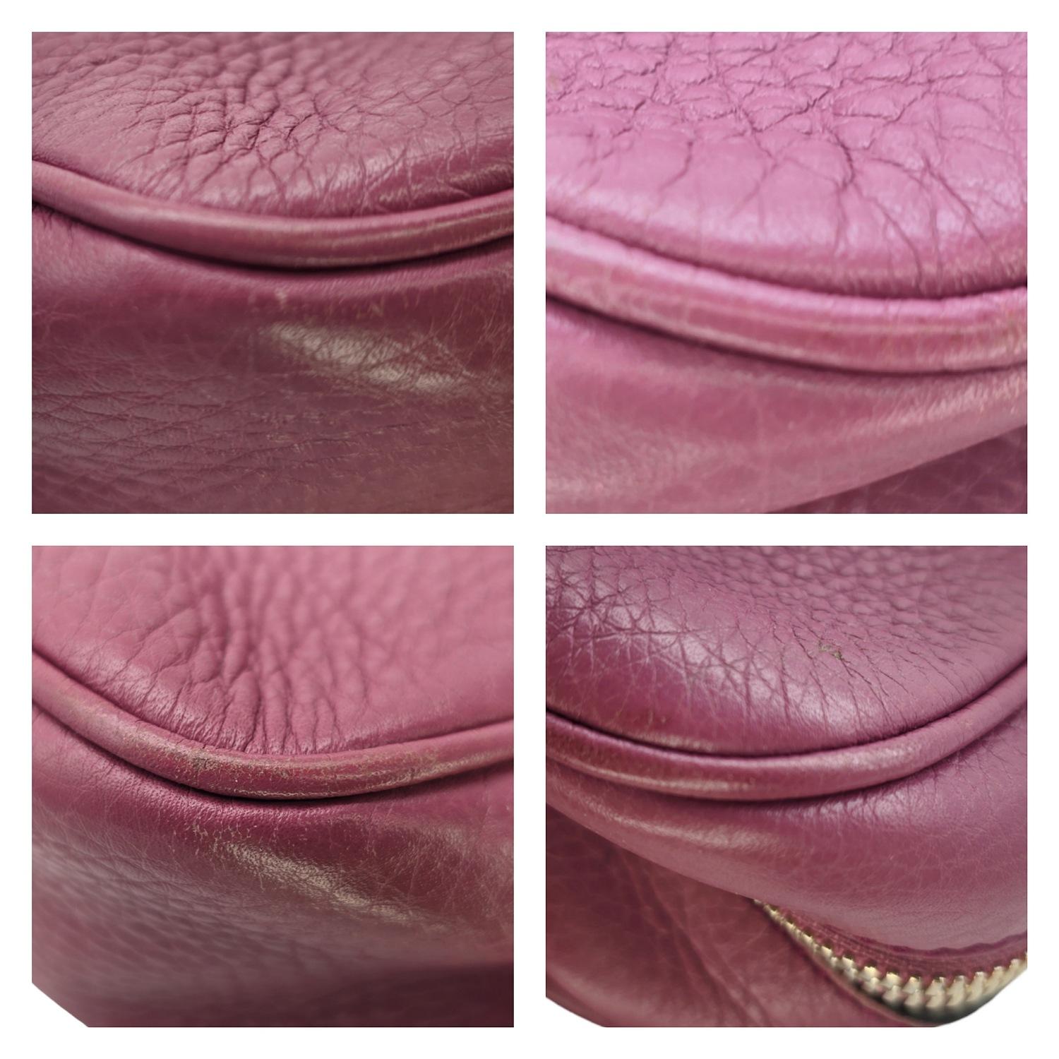 Gucci: Borsa a tracolla Soho Disco Small in pelle di vitello con pavé in vendita 4