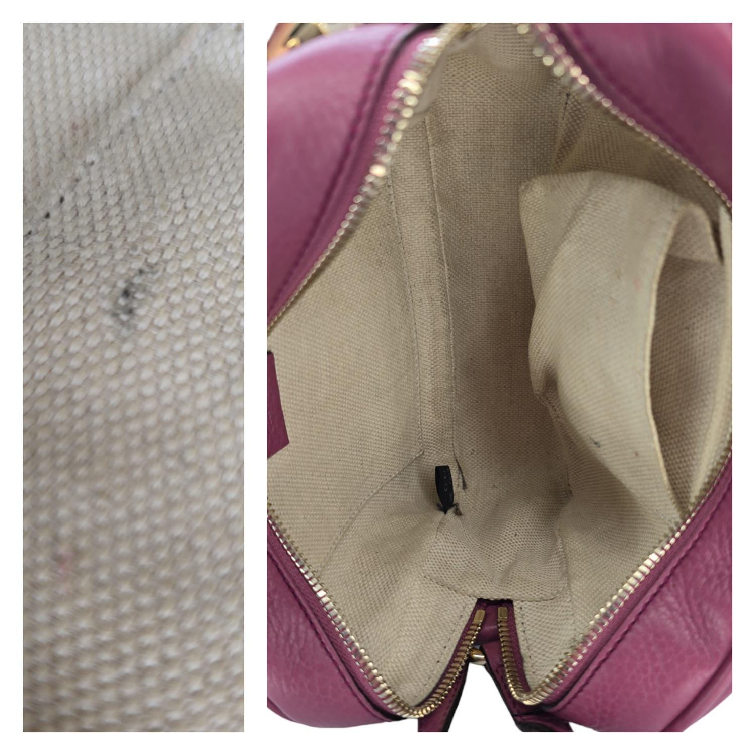 Women's Gucci Pebbled Calfskin Small Soho Disco Crossbody Bag For Sale