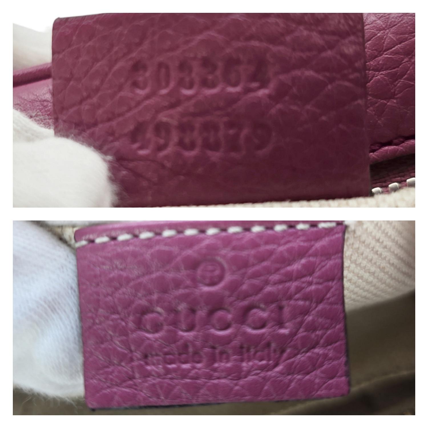 Gucci: Borsa a tracolla Soho Disco Small in pelle di vitello con pavé in vendita 1
