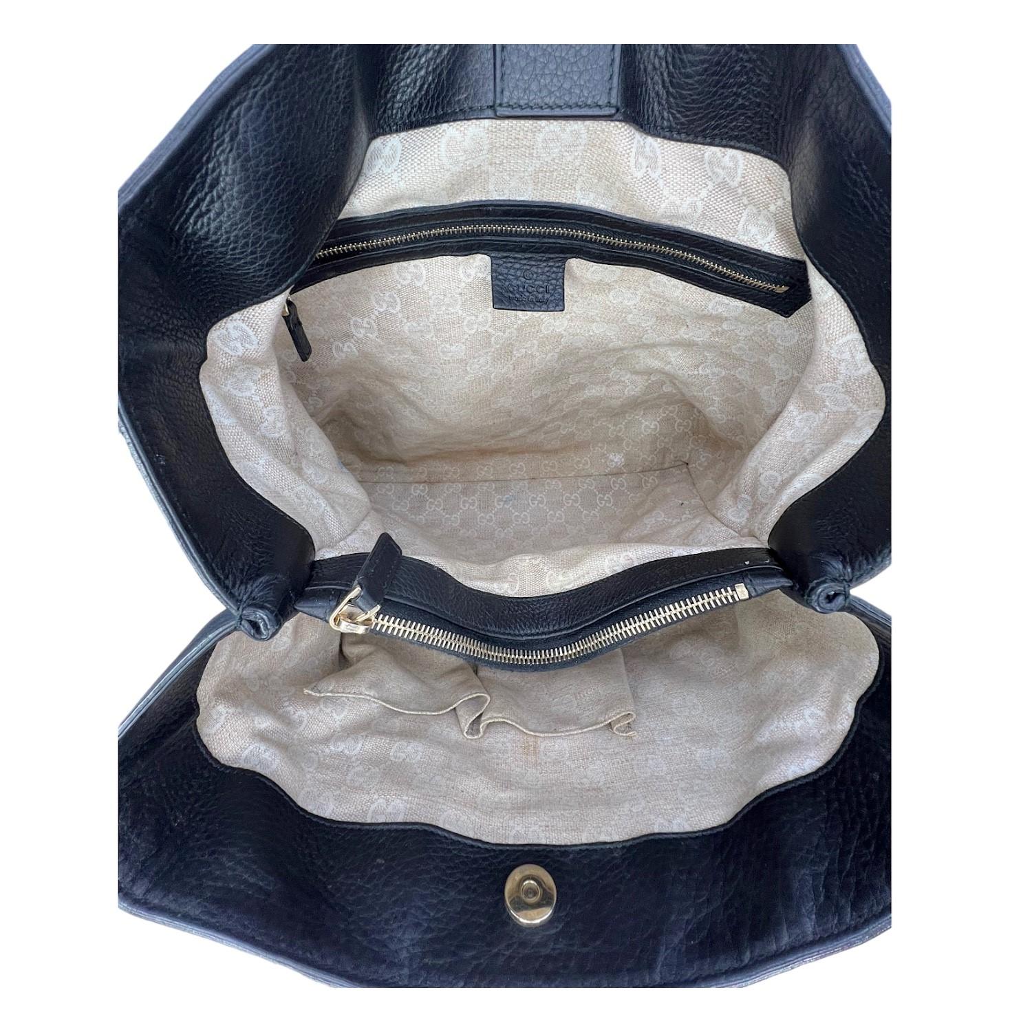 Women's Gucci Pebbled Leather Bamboo Diana Tote