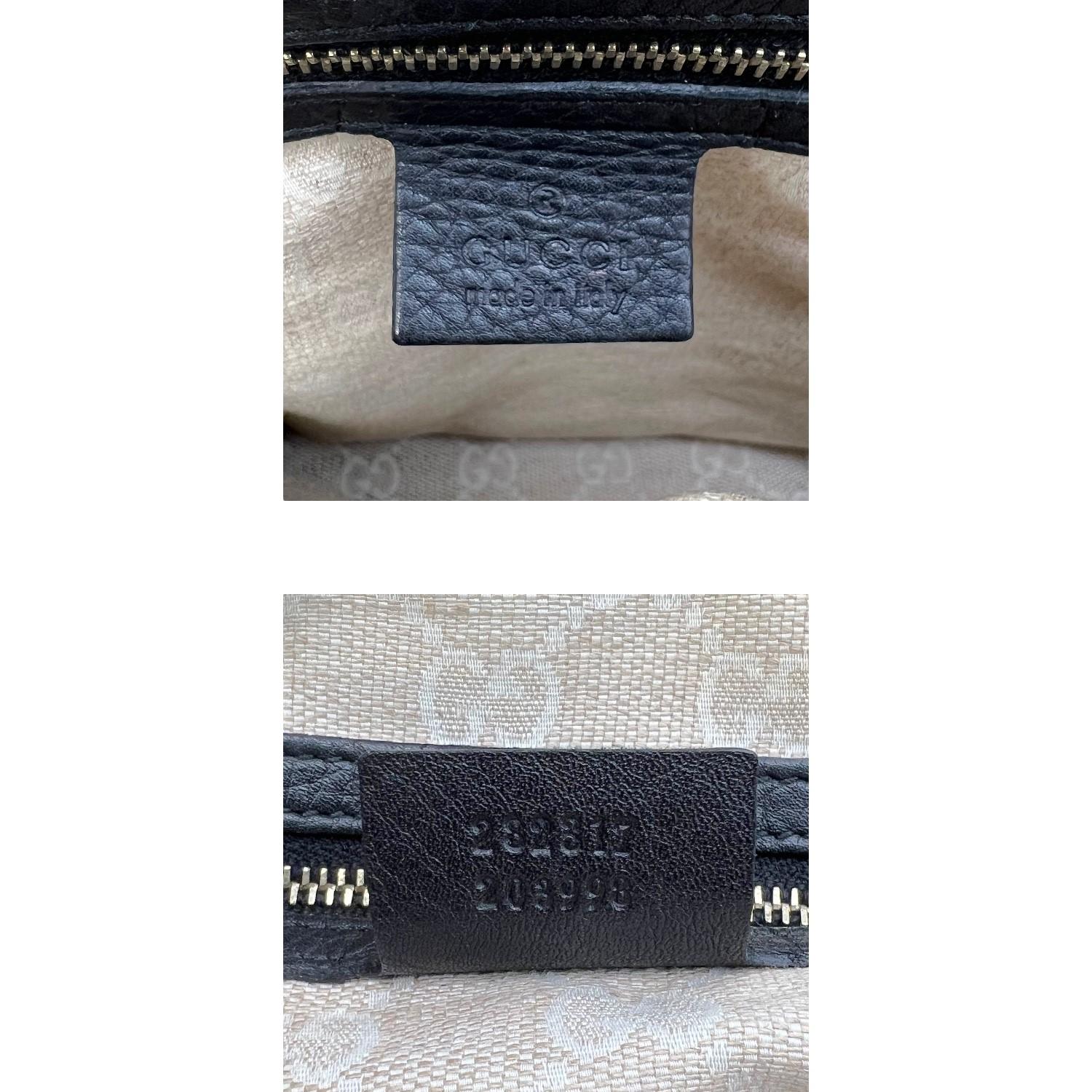 Gucci Pebbled Leather Bamboo Diana Tote 4