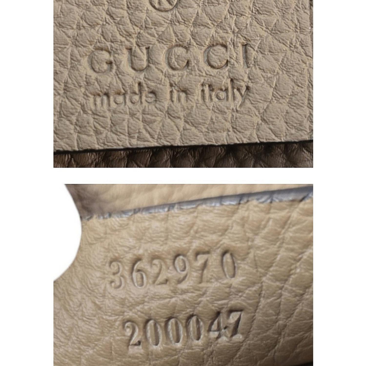 Gucci Soft Jackie Tasche mit großem Top-Griff, Leder mit Kieselsteinen im Angebot 4