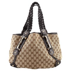Gucci Pelham Shoulder Bag GG Canvas Small
